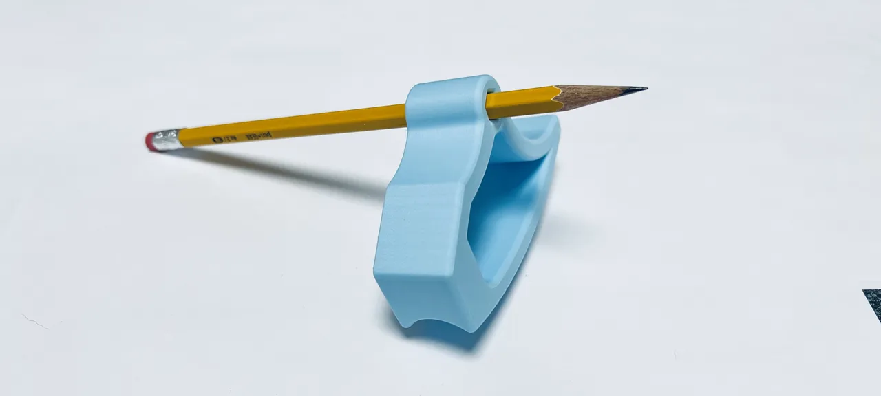 Adaptive Pencil Grip — 3D printable model