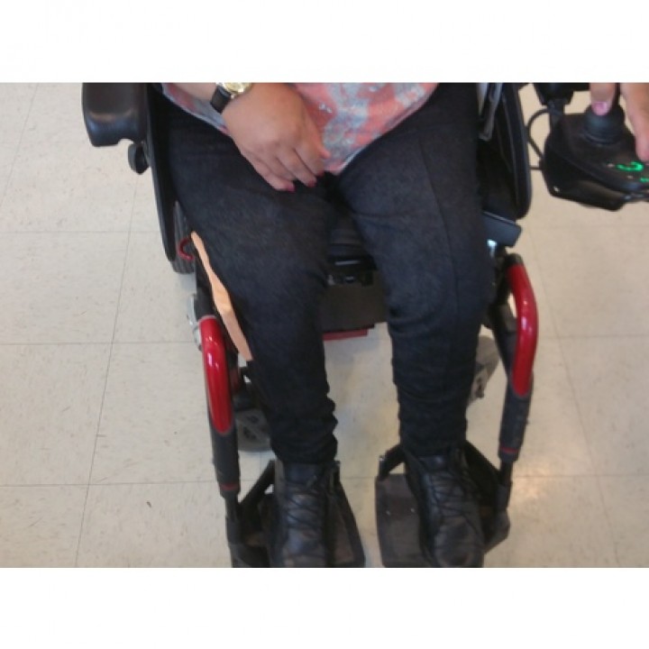 Lateral Leg Support for Wheelchair — 3D printable model