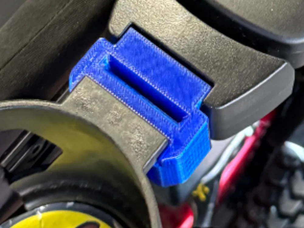 Quantum Wheelchair Seatbelt Buckle Holder — 3D printable model